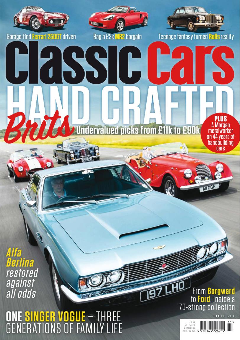 Журнал Classic Cars, november 2021